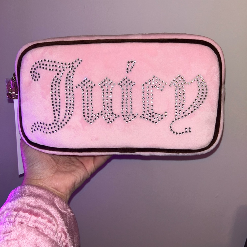 Juicy Couture x Stoney Clover Pink Makeup Bag
